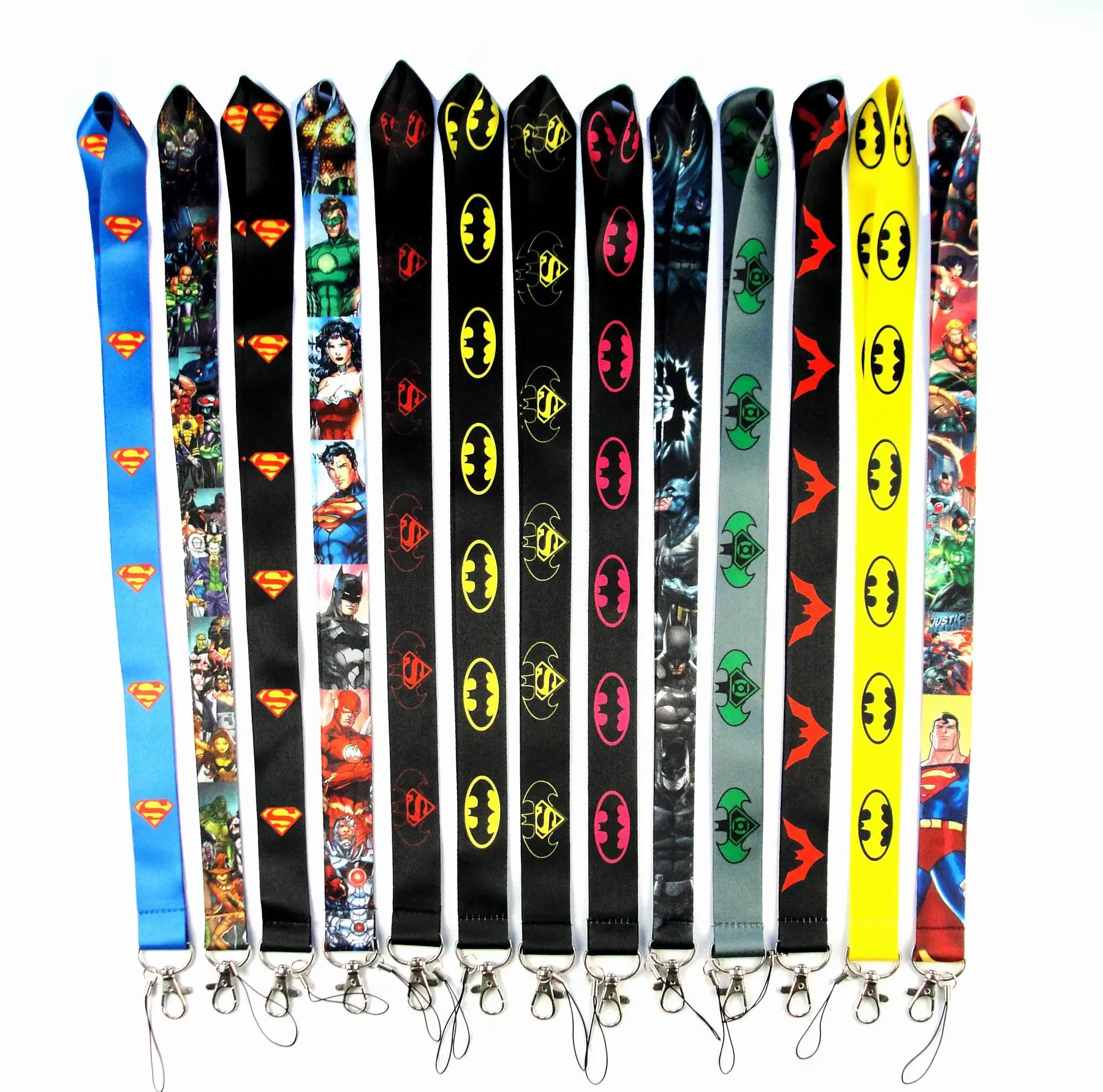 

Wholesale Cartoon movie hero Key Lanyard ID Badge Holders Animal Phone Neck Straps with Keyring Phone Accessories D023