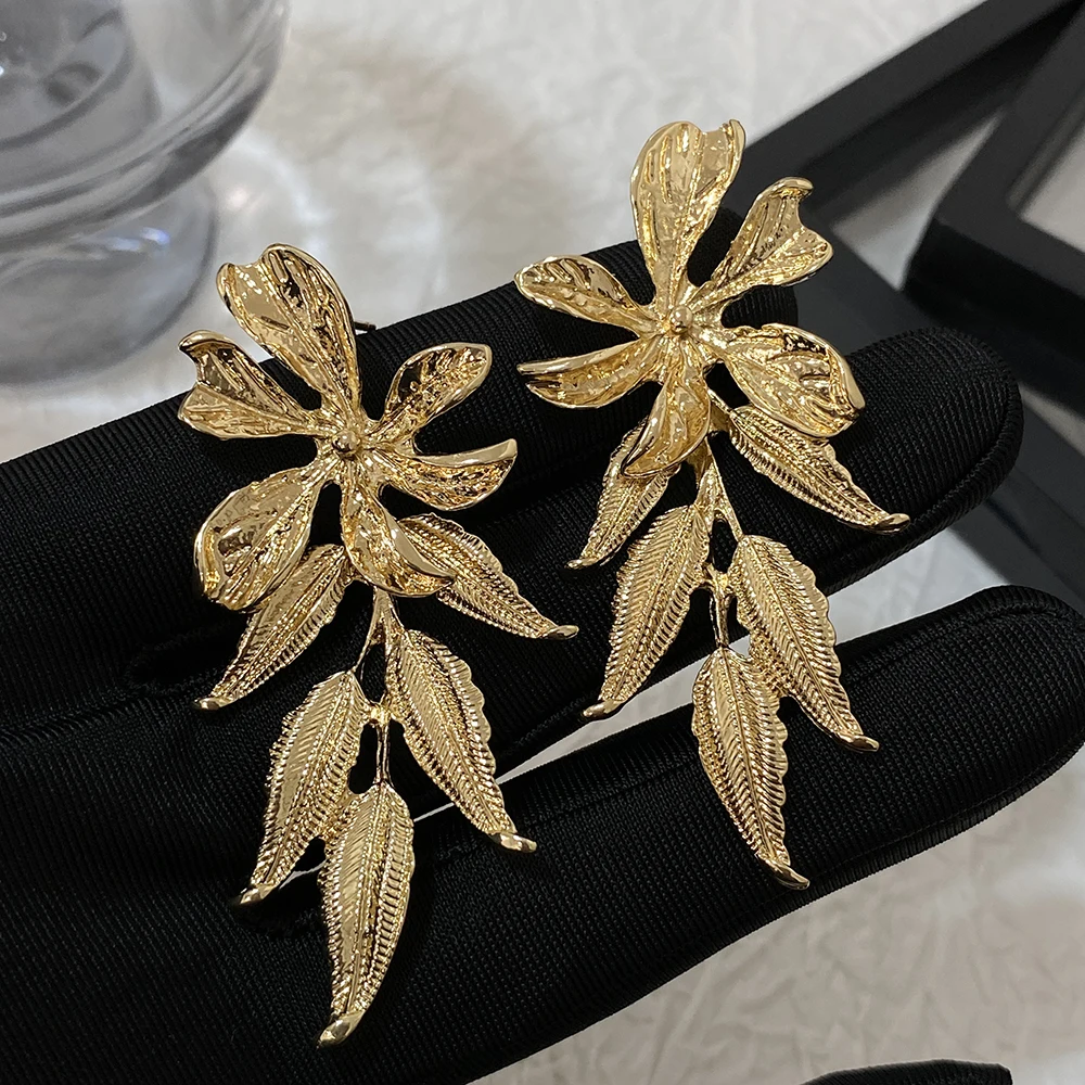 Freetry Роскошные Модные металлические серьги-подвески для женщин уникальный