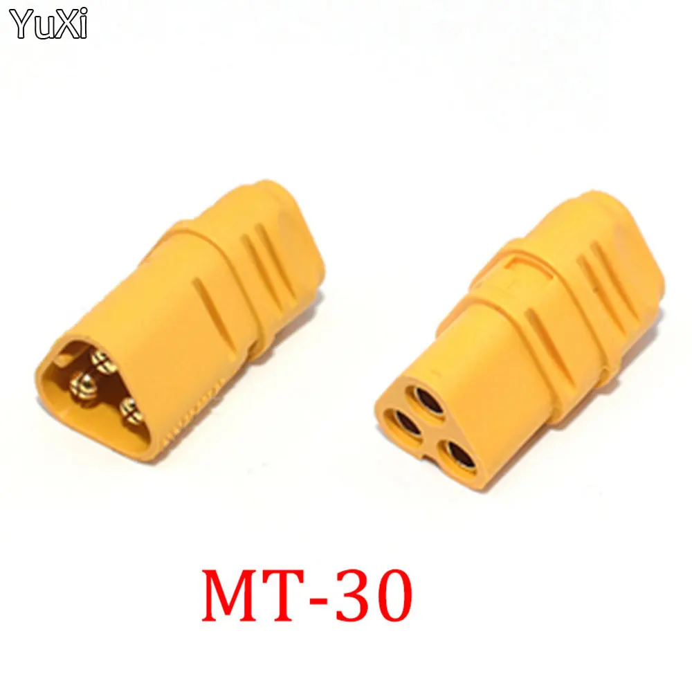 

YUXI MT30-F/M Connector Plug Female And Male Gold Plated For RC Lipo Battery Parts Quadcopter Multicopter MT30
