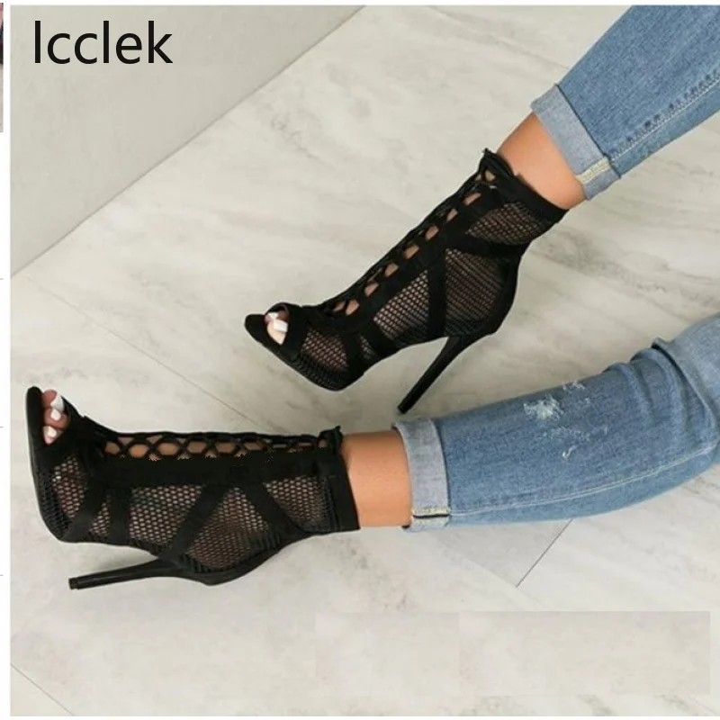 

lcclek Sexy Fashion Dance Women Shoes Very Light Comfort High Quality High Heels Open Toe Dancing Sandals Woman's Size 43
