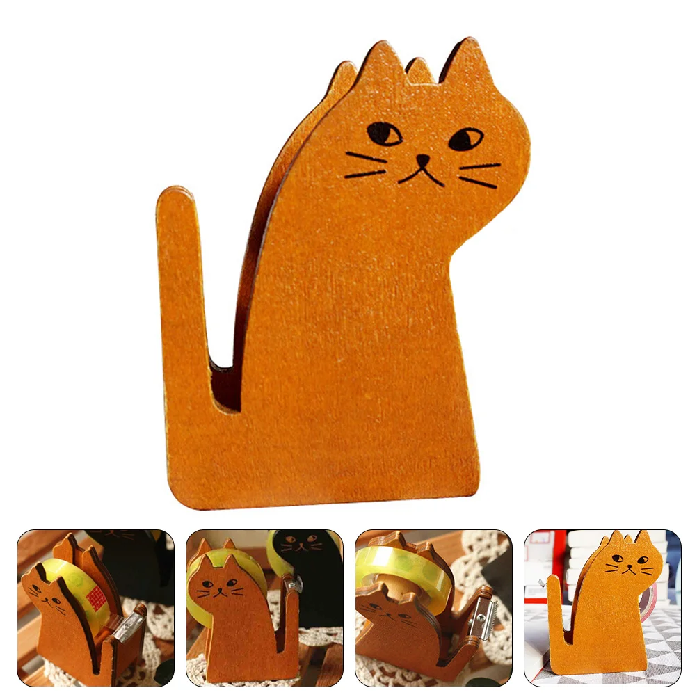 

Adorable Tape Dispenser Vintage Cat Tape Holder Office Tape Portable Tape Holder Decor Washi