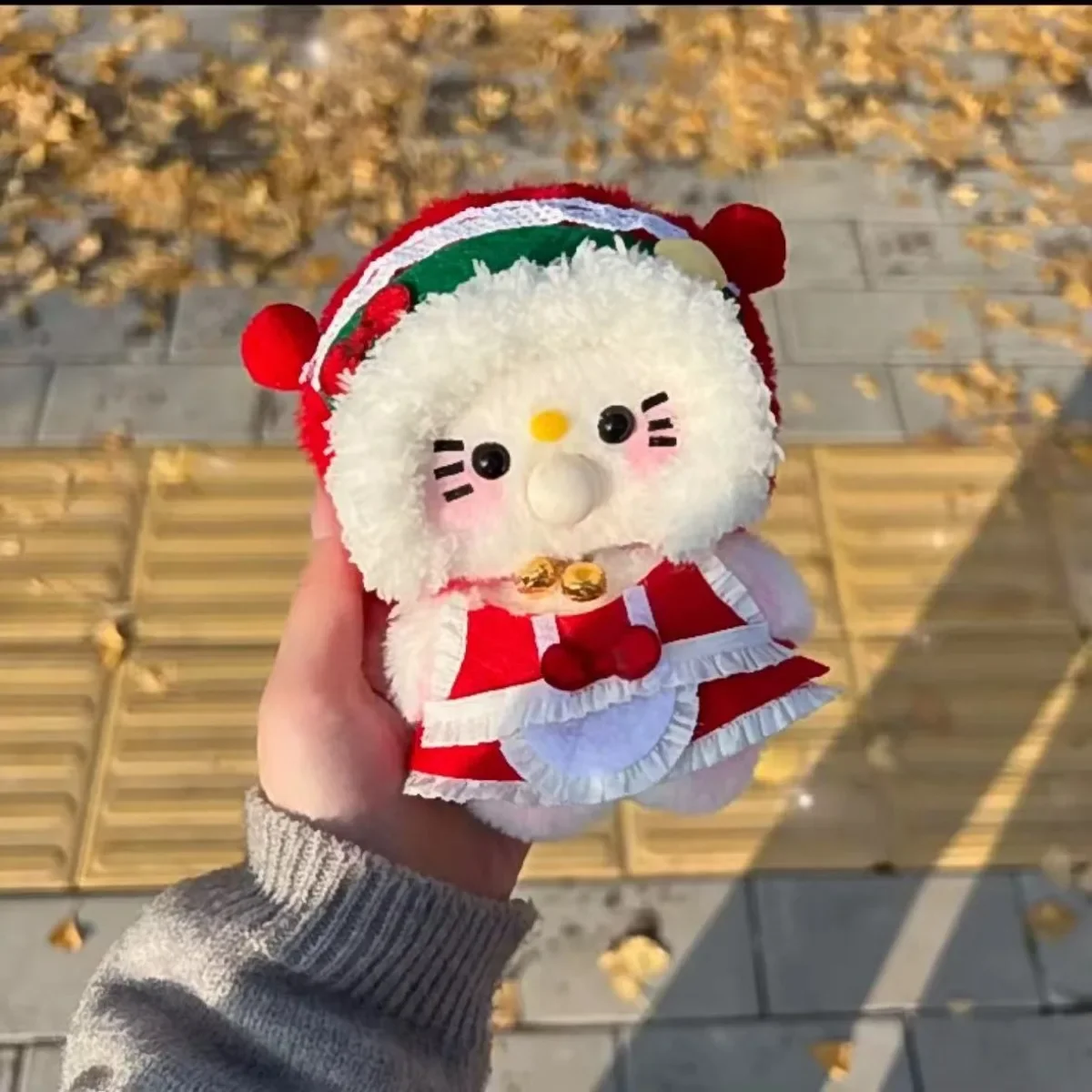 Новинка 2025 года плюшевые игрушки Hello Kitty натуральная мининосо мультяшная