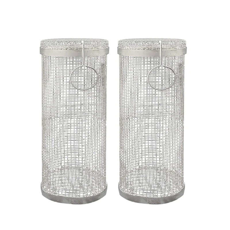 

2Piece Round Barbecue Cooking Grills Grate Portable Outdoor Camping BBQ Rack Barbeque Cooking Accessories