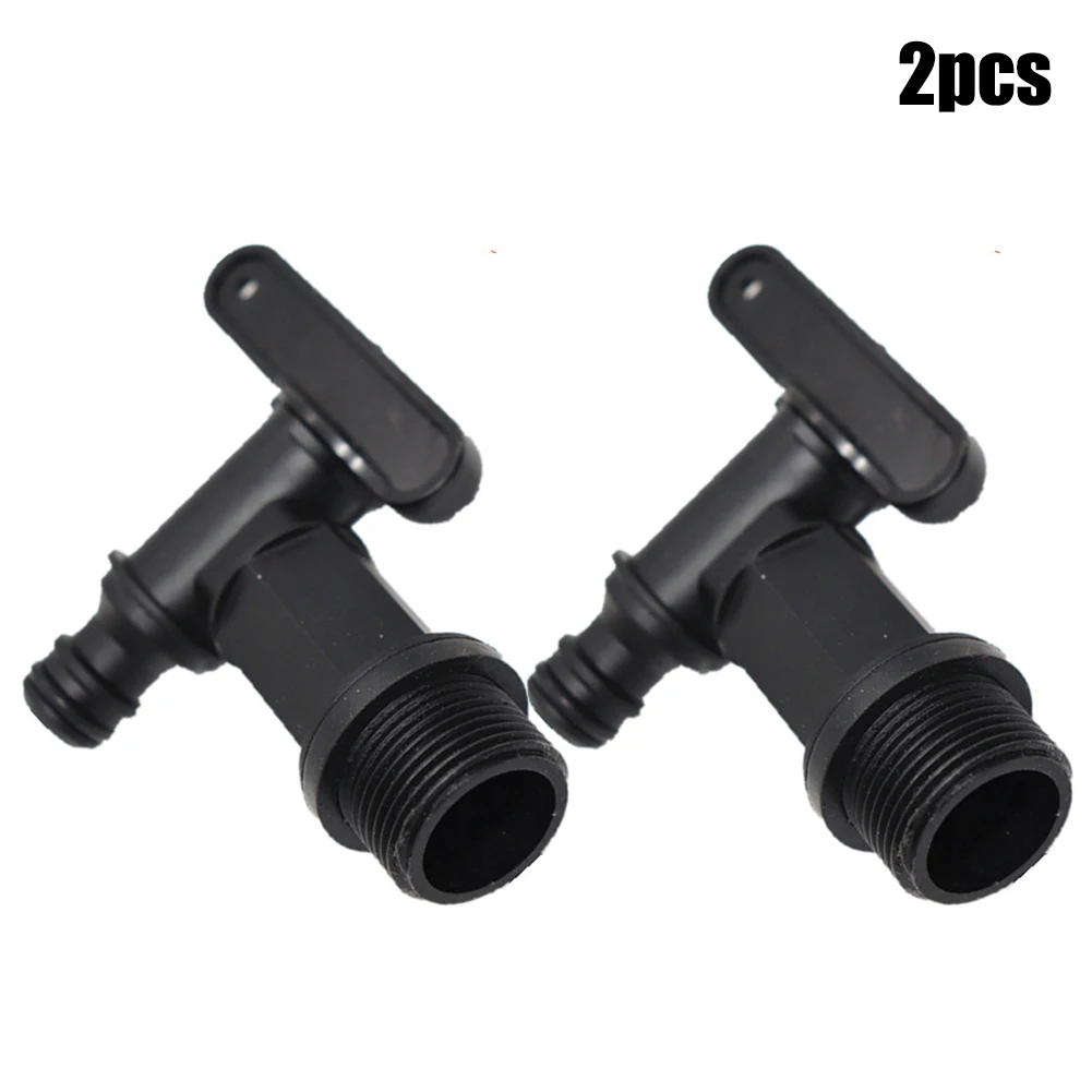 

2pcs Plastic 3/4 Inch Male Thread Tap Valve Connect To 17mm Soft Hose 3/4" Faucet For Garden Hose Plant Irrigation Valve