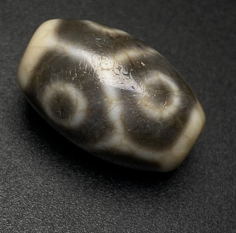 Далоу гималаи древние тибетские бусины Дзи старый агат 6-глазный тотем