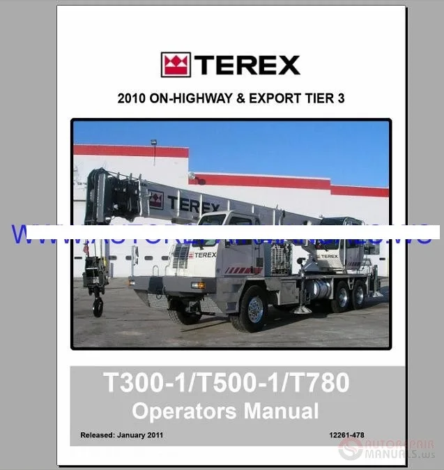 

Для Terex Crawler & Mobile Crane полный магазин ручной DVD