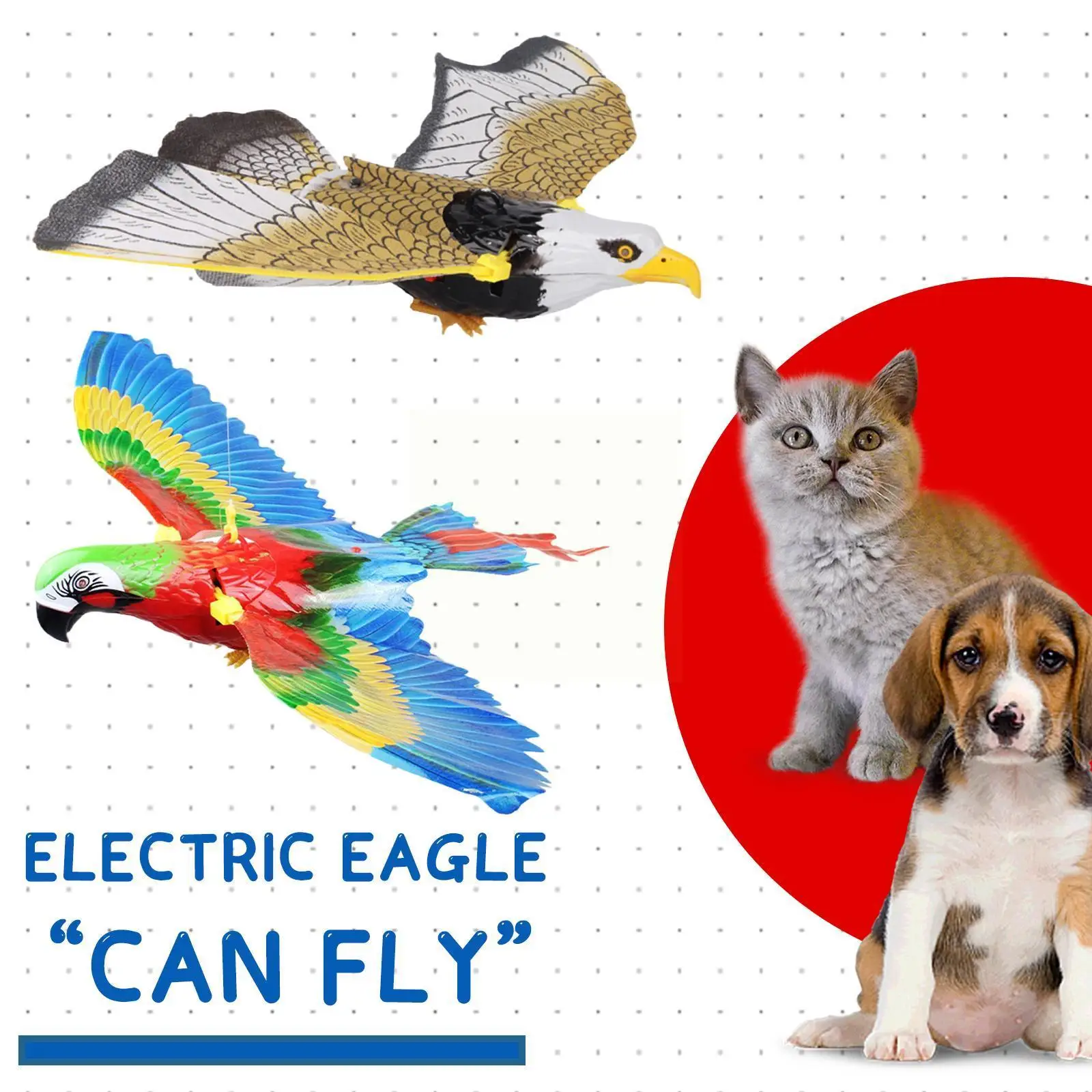 

New Luminous Bird Repellent Hanging Eagle Flying Bird AA Eagle Batteries Bird Flying Garden Portable Hanging Scarer Decorat L8Q4