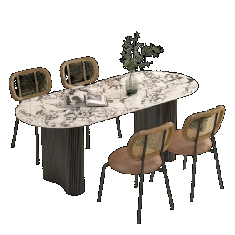 Учебные овальные обеденные столы складной кофейный стол рабочие раздвижные для