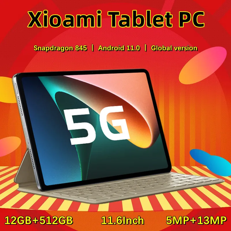 

Оригинальный телефон, Android 11,0 Pad 5 Pro, 8 ГБ ОЗУ, 128 Гб ПЗУ, HD 4K экран, Snapdragon 845, планшетный ПК, телефон с двумя SIM-картами или Wi-Fi