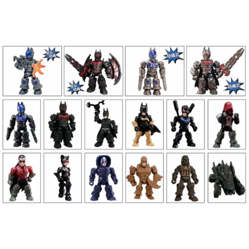 Фото Blokees DC Star Edition Series 3 Робин Бэтмен Аркхэм Полный набор коллекционных фигурок из строительных блоков Игровой набор «Рыцарь Аркхэма» №3