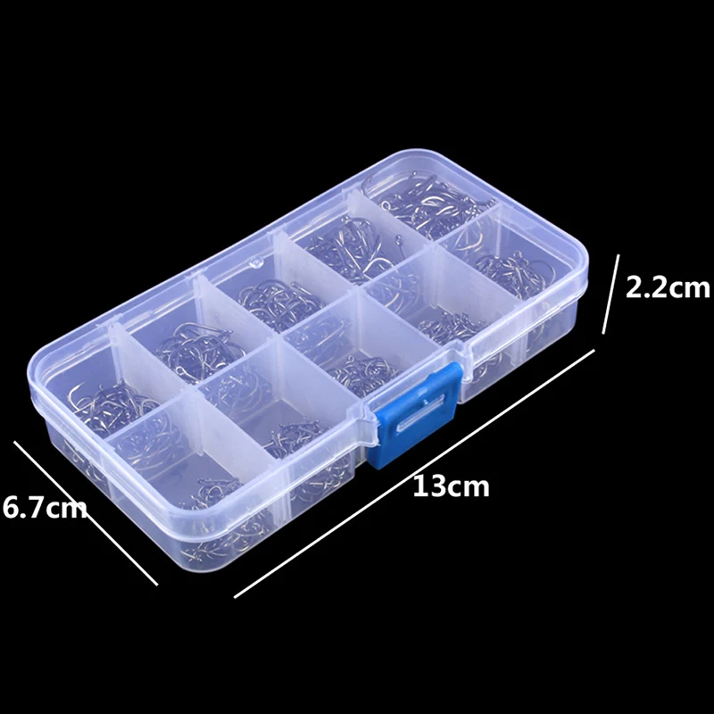 Набор рыболовных крючков из высокоуглеродистой стали 500/600/1000 шт. - купить по