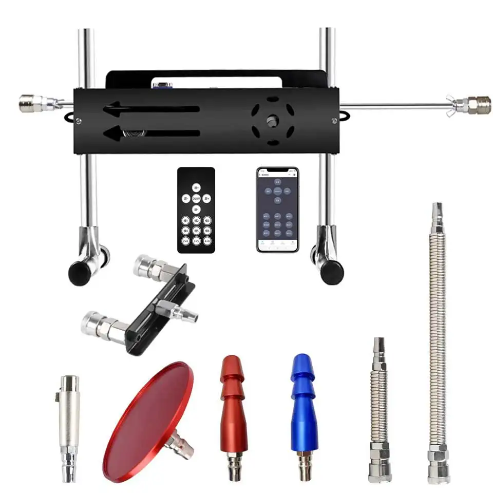 DTSUDU секс-машина с управлением через приложение для женщин с двойным стержнем, с фаллоимитатором и U-Vac замком