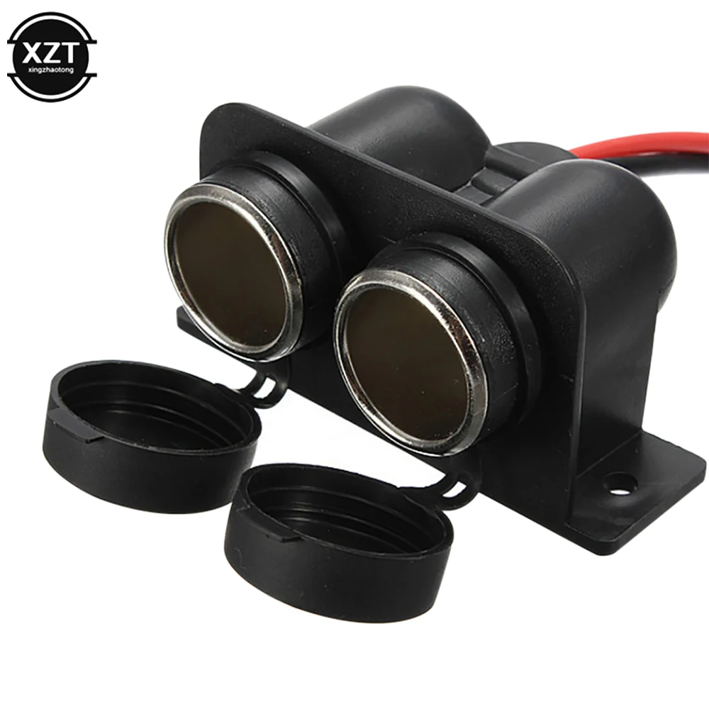 Автомобильный гнездо с двойным отверстием для сигарет 12 В зарядное устройство