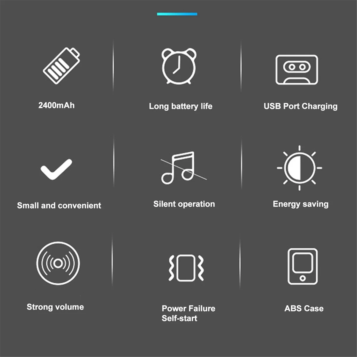 

Aquarium Air Pump USB Rechargeable Oxygen Pump Fish Tank Bubbler High Capacity 2600MAh Lithium Battery, Single Vent Hole