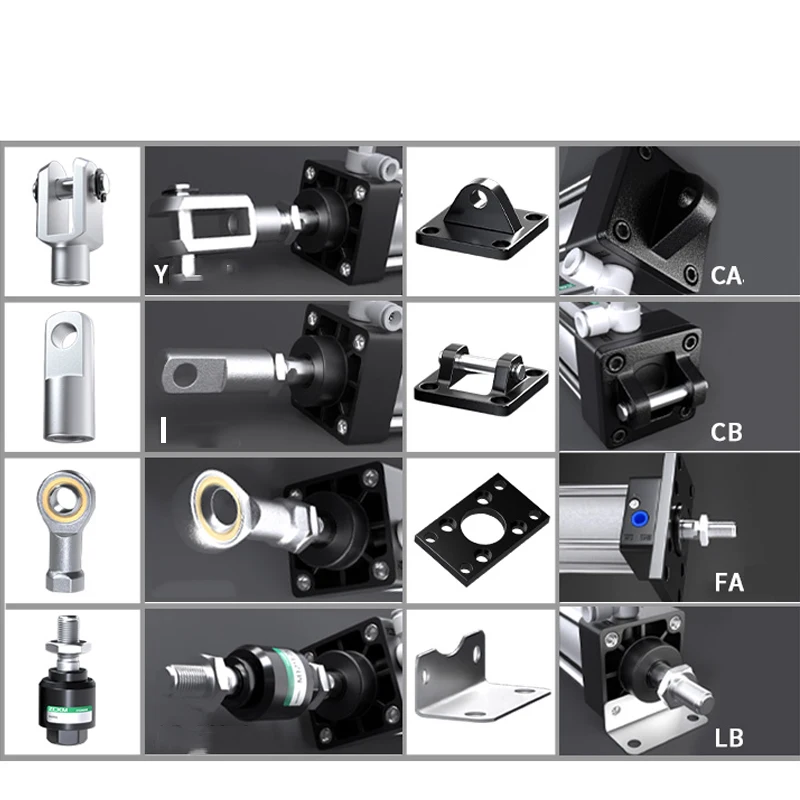 1 шт. Тип LB16-20-25-32-40 Пневматический кронштейн LB MAL стандартная монтажная подставка