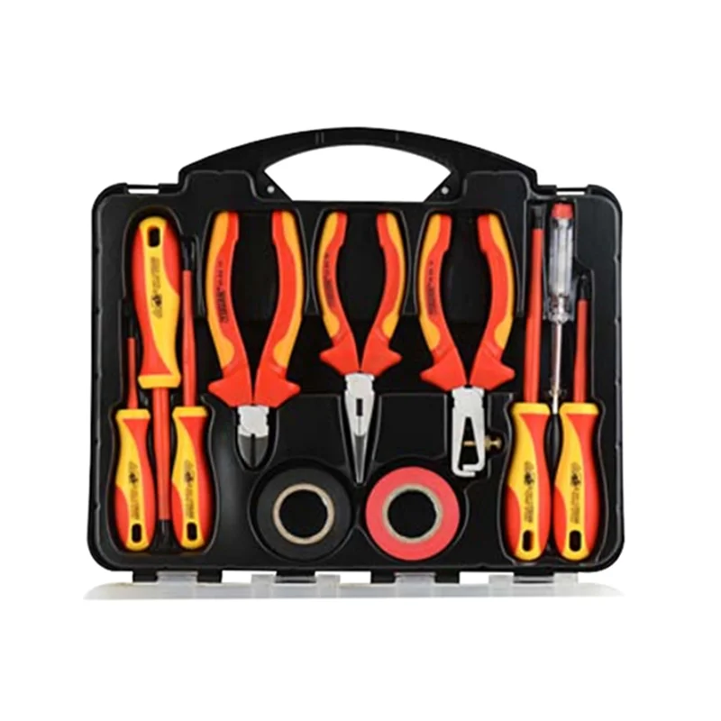 S673-11 SFREYA VDE 1000V теплоизоляционные инструменты чехол двойной цвет 11 шт Набор