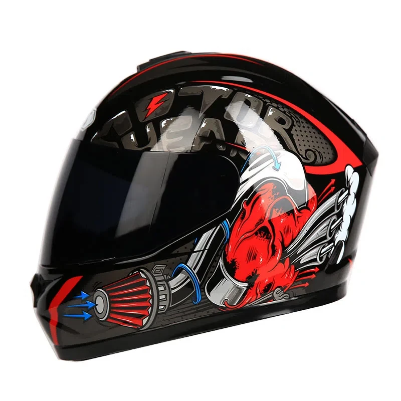 Motorcycle helmet, sunshade, men and women, lovers, Bluetooth, personalized accessories, full coverage, modular