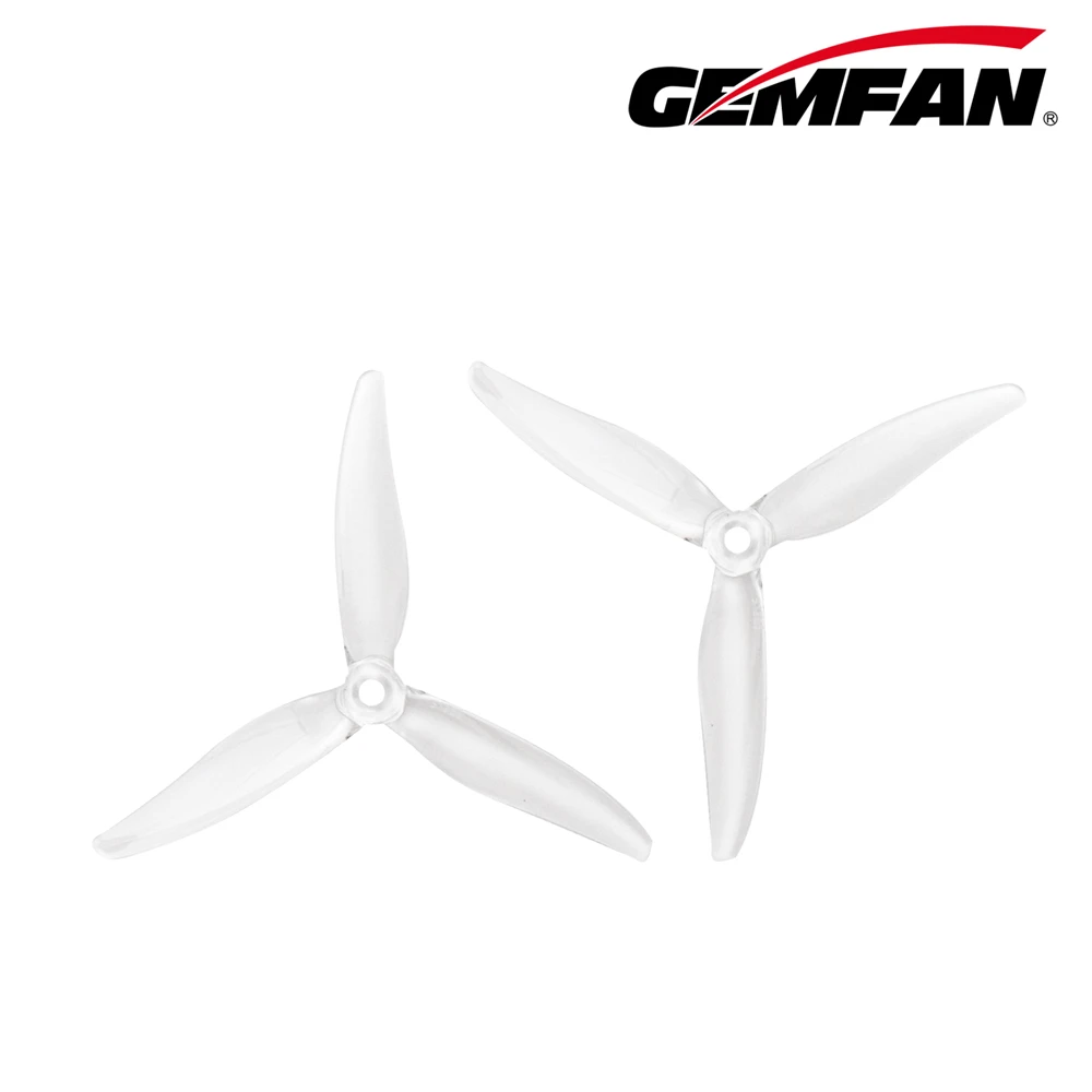 Gemfan Hurricane MCK 51366-3 ReV3 Light Speed Clear PC propeller
