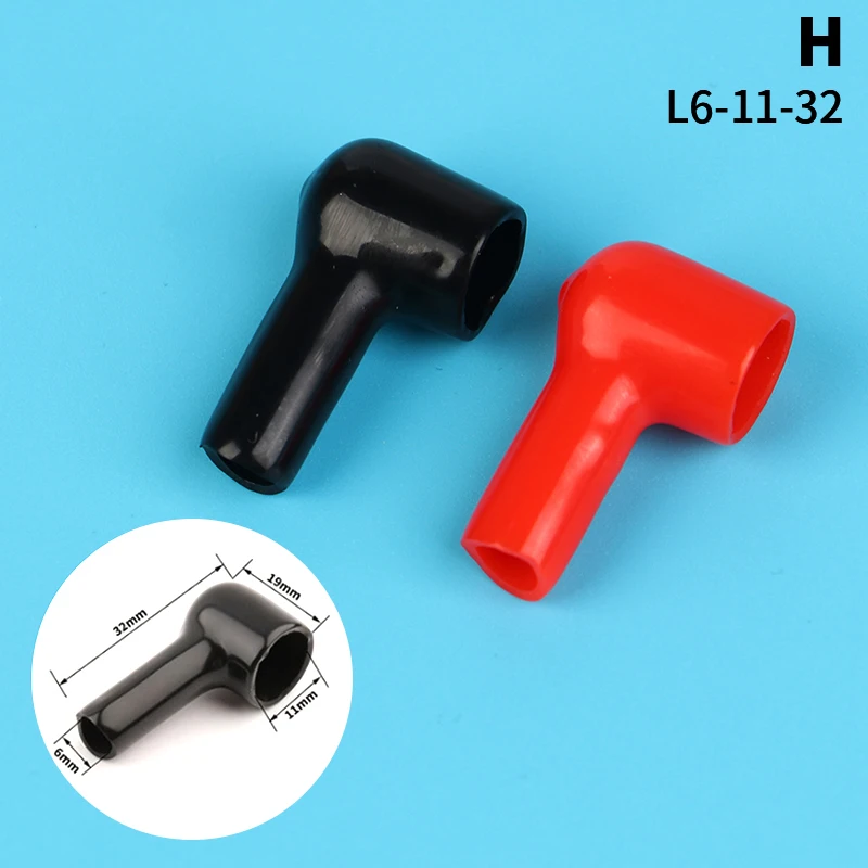 2 шт. изоляционный колпачок клеммы аккумулятора, колпачок свайной головки аккумулятора, положительный и отрицательный полюс, зажимная колонка, защитный рукав, удар ИБП