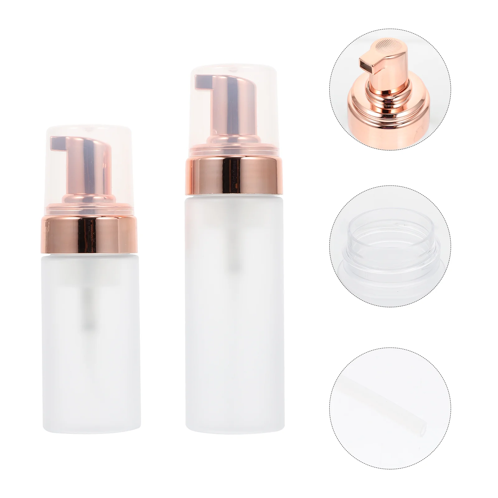 

Lotion Cream Empty Travel Bottle Refillable Pump Holder Facial Cleanser Dispenser Cosmetics