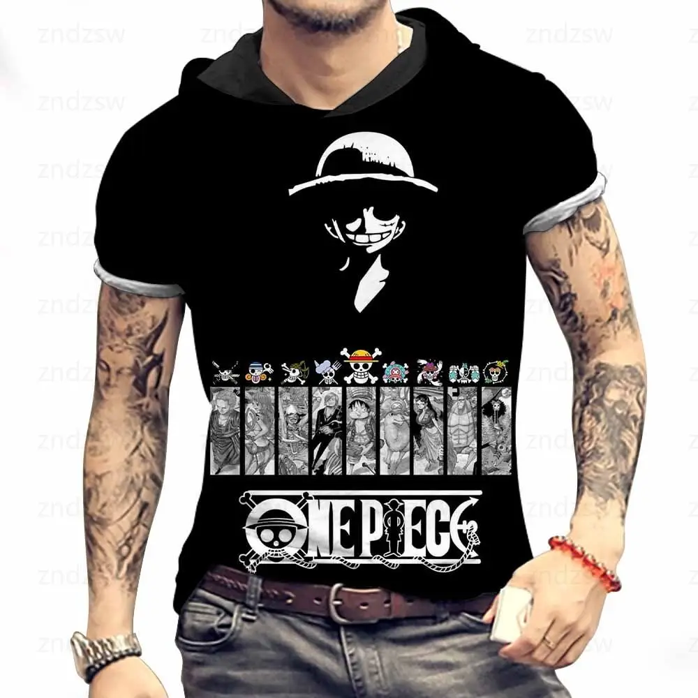 

Футболка мужская с капюшоном, в стиле Харадзюку, размеры до 3xl