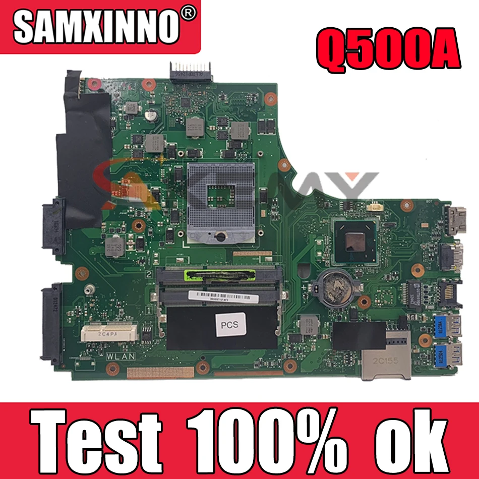 

Материнская плата Q500A REV 2,1 для ноутбука ASUS Q500A, материнская плата HM76 DDR3 60-NTGMB1000-B01 со встроенным GM 100%, протестирована, бесплатная доставка