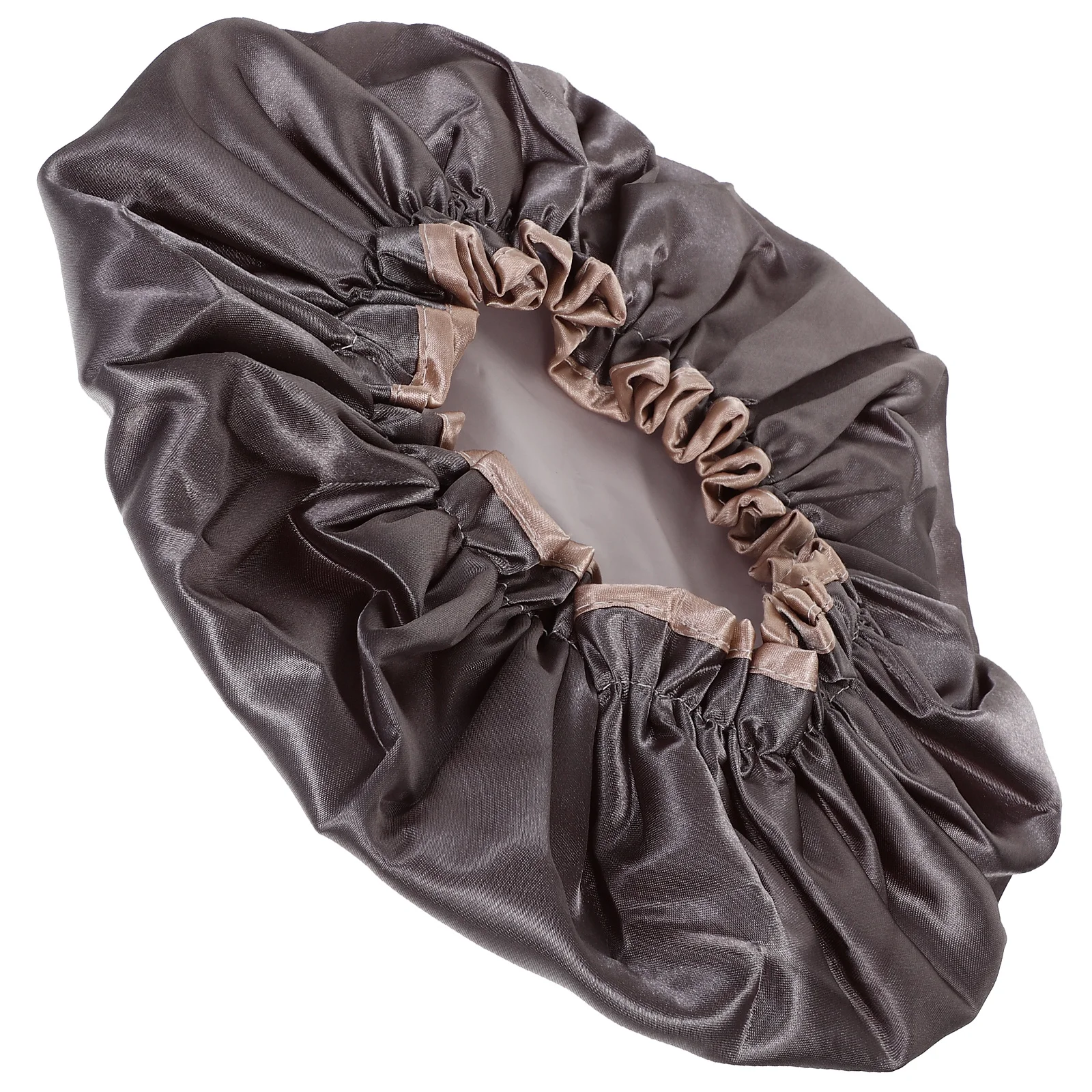 

Waterproof Shower Cap Hat Women Caps Large Girls Sauna Hair Extra Silk Sleep Bonnet