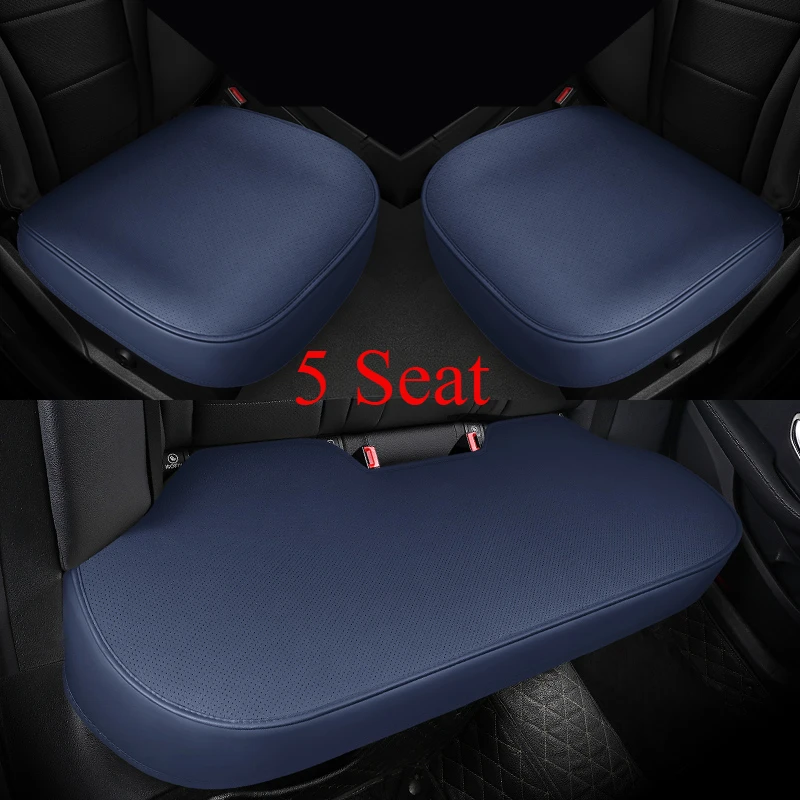 Универсальный Стильный кожаный чехол на сиденье автомобиля Nappa подушка для TOYOTA
