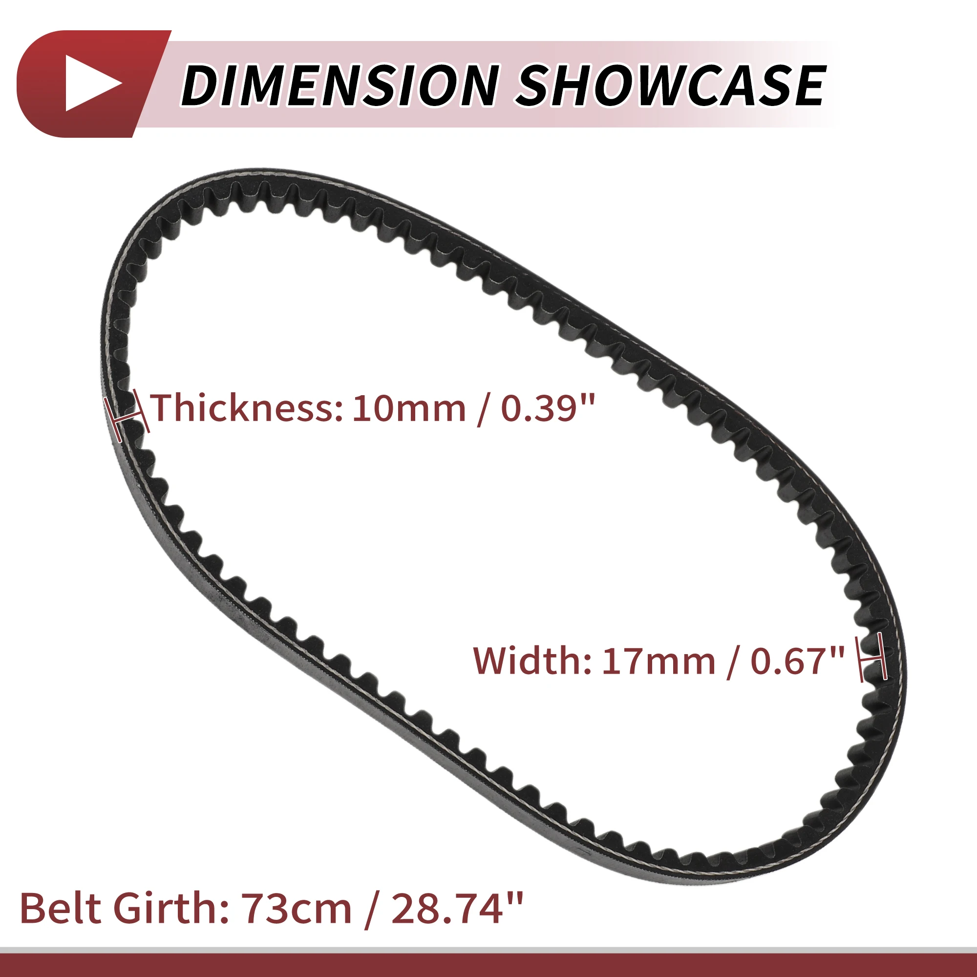 Приводной ремень Motoforti для Honda Activa 125 Lead 90cc V-ремень