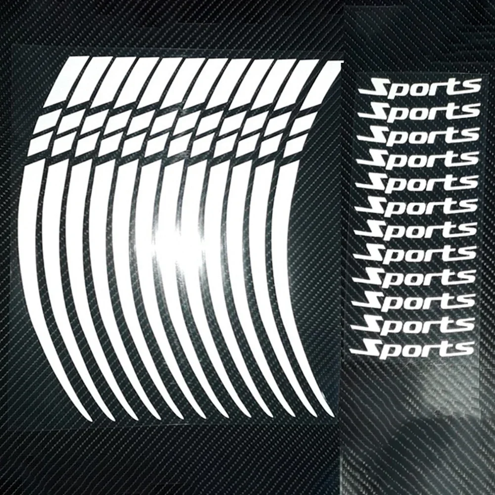 Ночная езда слабые световые условия обод колеса полосатая лента клейкая