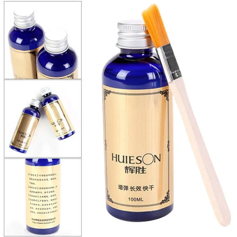 

100ml Table Tennis Glue Professional Speed Liquid Super with Special Brush Pingpong Racket Rubbers for School Office Accessory