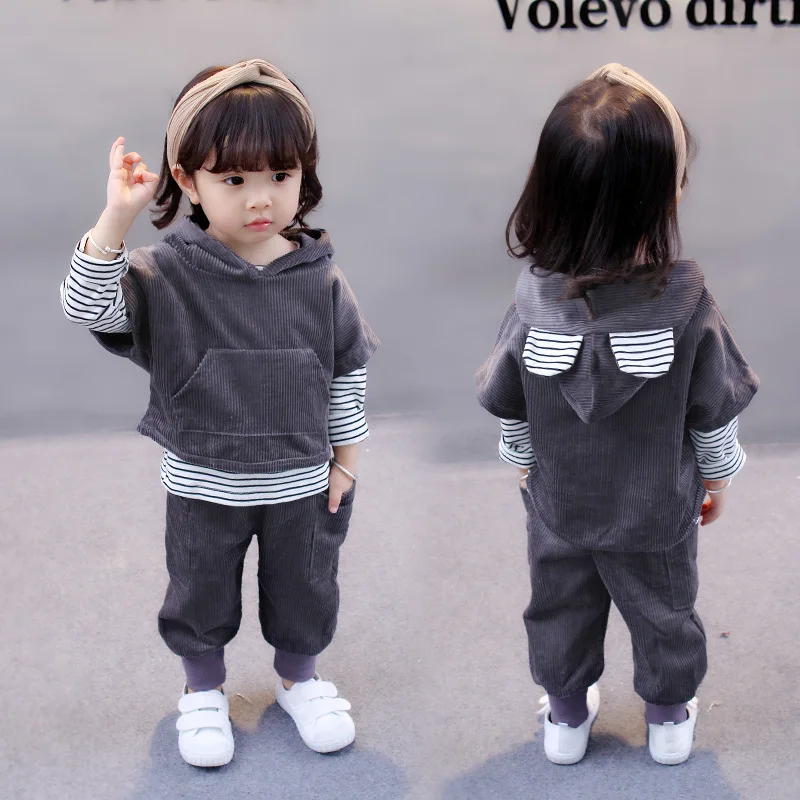 Детский спортивный костюм BeiBei универсальный Повседневный Спортивный Топ жилет и