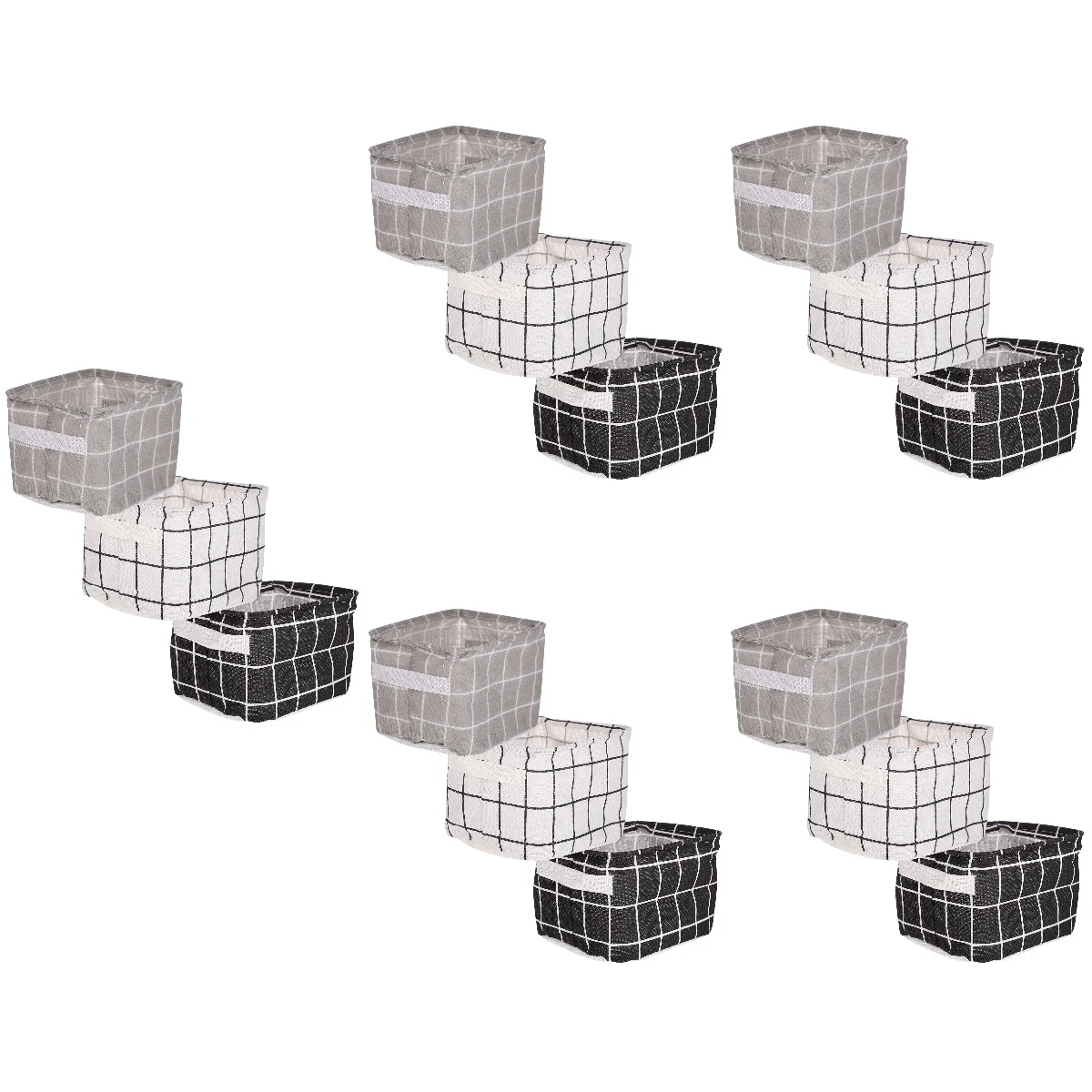 

Side Handles Lid Multipurpose Kids Basket Desktop Storage Basket Sundries Storage Basket Container