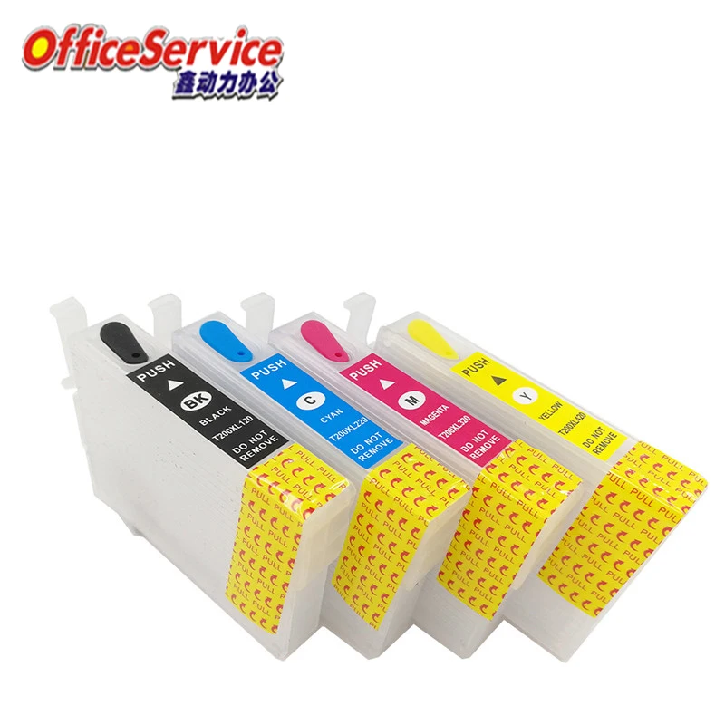 

Пустой пополняемый картридж для принтера Epson T1281 T1282 T1283 T1284 с чипом автосброса S22 SX125 SX130 SX235W SX420W SX440W