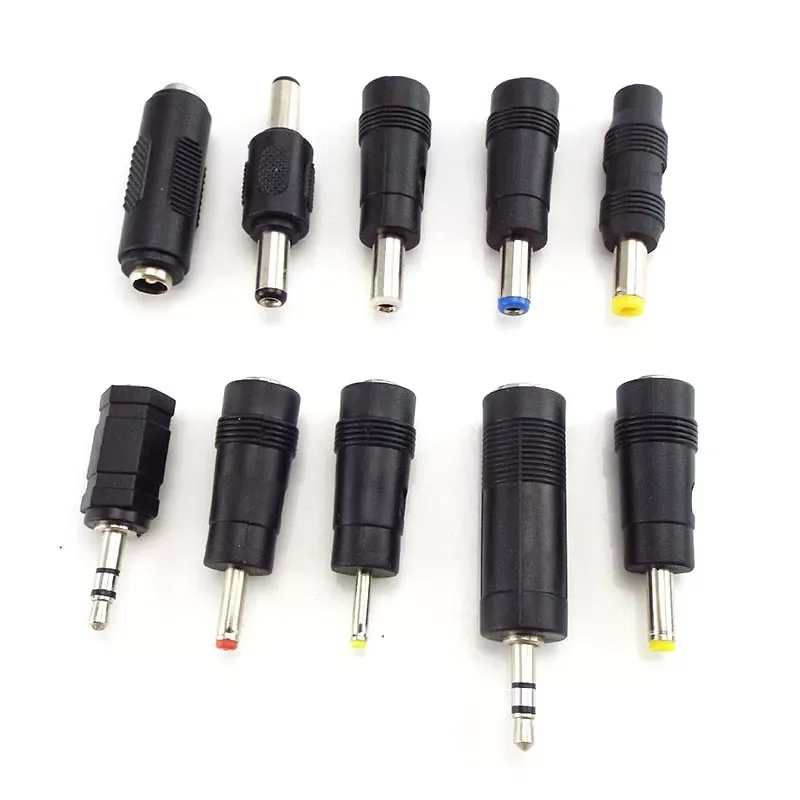 

DC 5.5X 2.1mm 2.5mm 3.5mm 1.35mm female to male to female Connectors adapter power adaptor jack plug 6.5mm m/m f/m PC tablet