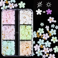 acrylic flower jewelry uv sensitive light change color for epoxy resin filler handmade charms diy phone case nail art decoration