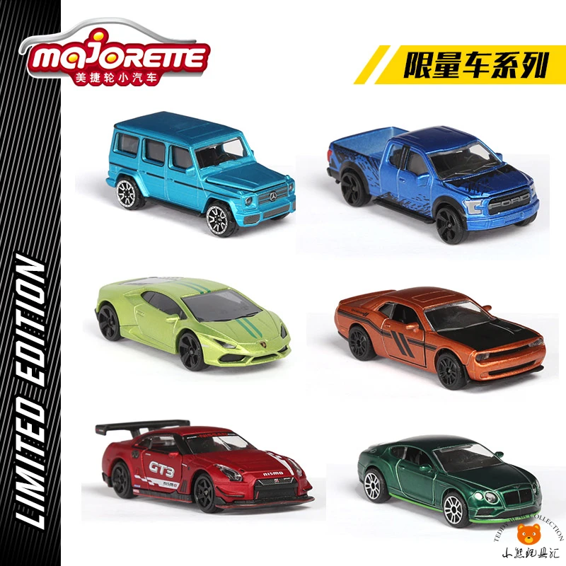 Majorette 1:64 BENZ G 500 DODGE HELLCAT HURACAN FORD F-150 NISSAN GT-R Модель автомобиля из сплава с