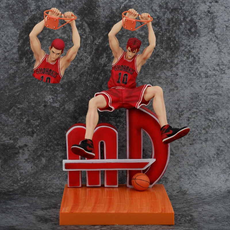 

2023 New Anime Slam Dunk Kaede Rukawa Sakuragi Hanamichi Hisashi Mitsui Ryota Miyagi Takenori Akagi Figures Toys PVC Model Gifts
