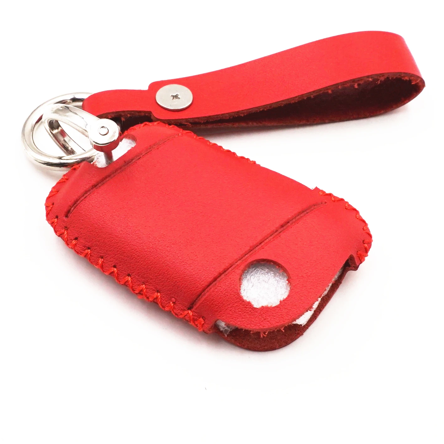 WFMJ красный кожаный чехол для Volkswagen Tiguan 2020 2019 Jetta SE Atlas Cross Sport Golf с 4 кнопками