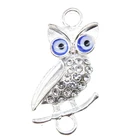 Соединитель для Стразы в виде совы, 14 х25 Х5 мм, 6 шт.