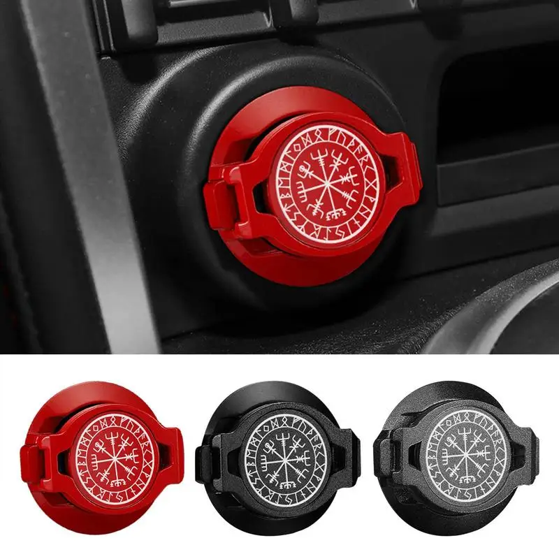 

Automotive Start Button Cover Car One Button Start Decorative Ring Alloy Plating Interior Starting Switch Cover Car Accessories