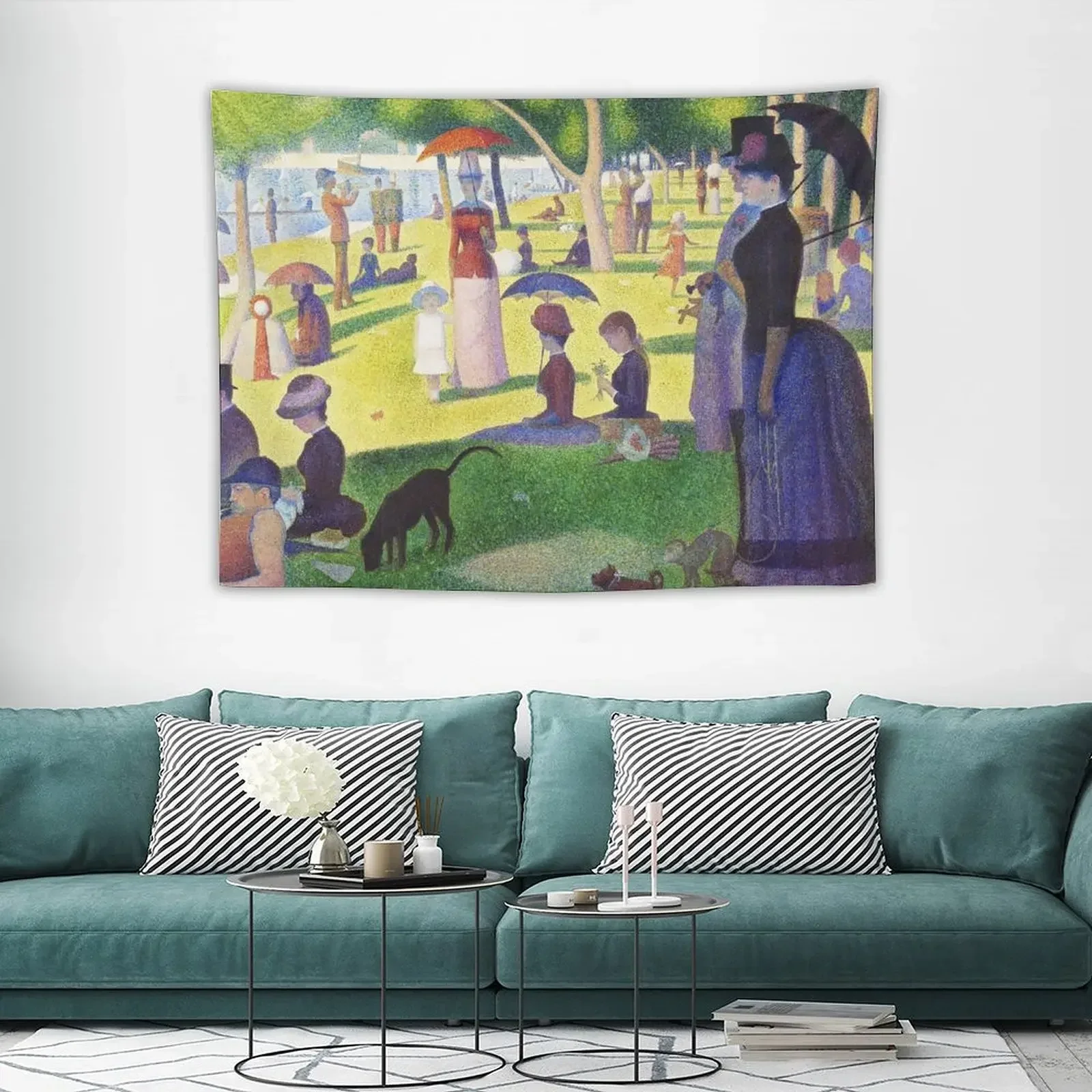 A Sunday on La Grande гобелен жатте-Жоржа савре домашний декор комнатный корейский стиль