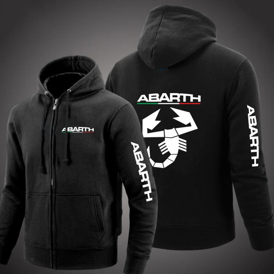 

ABARTH Motorcycle 2023 Men's New Spring And Autumn Printing Fashionable Hip Hop Casual Harajuku Streetwears Hoodies Tops