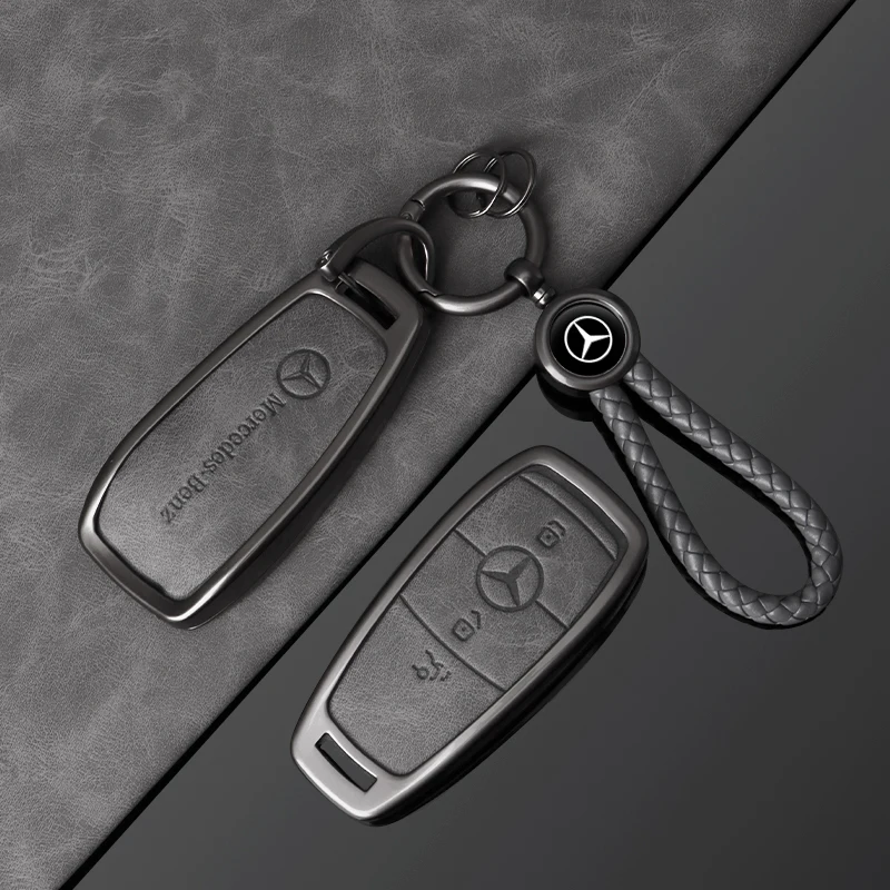 

Кожаный чехол для дистанционного ключа автомобиля для Mercedes Benz E C S GLC Class E200 E400 E63 W213 S550 S560 C260 A200, аксессуары для стайлинга