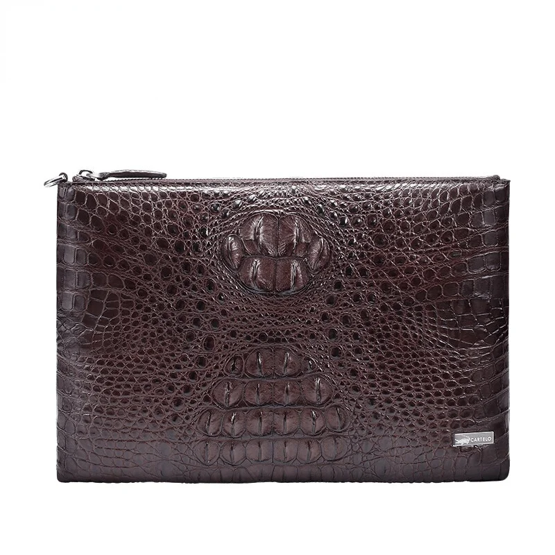 

Genuine Leather Mens Wallet Men's Luxury Business Leisure Envelope Handbag High Quality Casual Clip Bag Fashion Cozy Clutch Bag