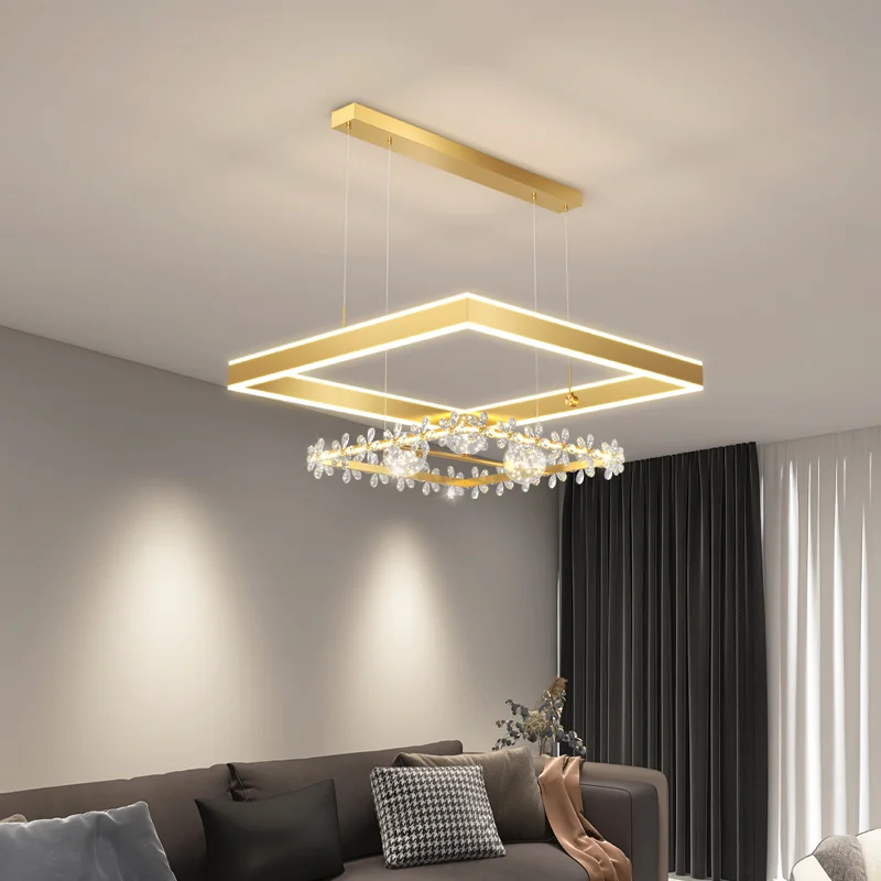 

Nordic Modern LED Chandelier For Bedroom Restaurant Dinning Room Living Room Luxury Villa Chandeliers Personality Creative Decor