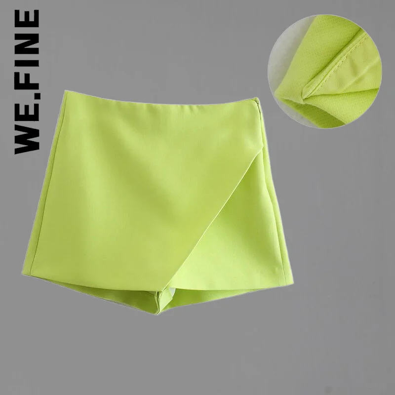 

We.Fine 2023 Running Shorts Women Loose Ruched Jogging Fitness Shorts High Waist Elastic Women's Cycling Shorts Female Clothing