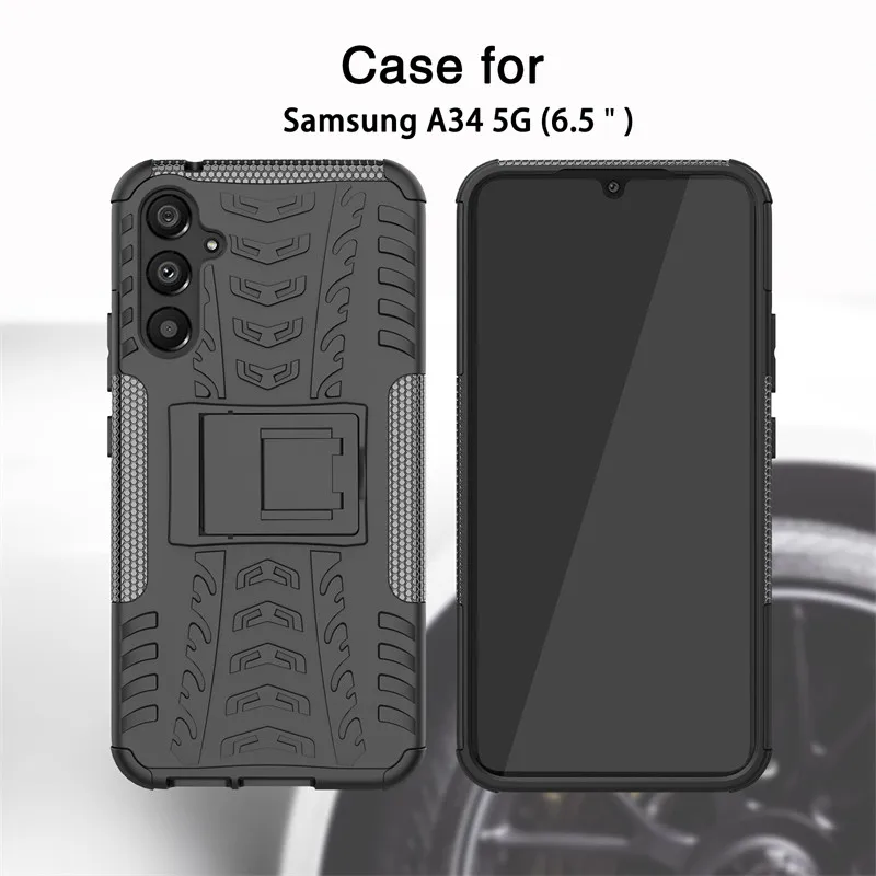

Чехол для Samsung Galaxy A34 5G, чехол для Samsung Galaxy A04 A04S A14 A34 A54, 5G, противоударный Жесткий ПК силиконовый чехол для Samsung A34