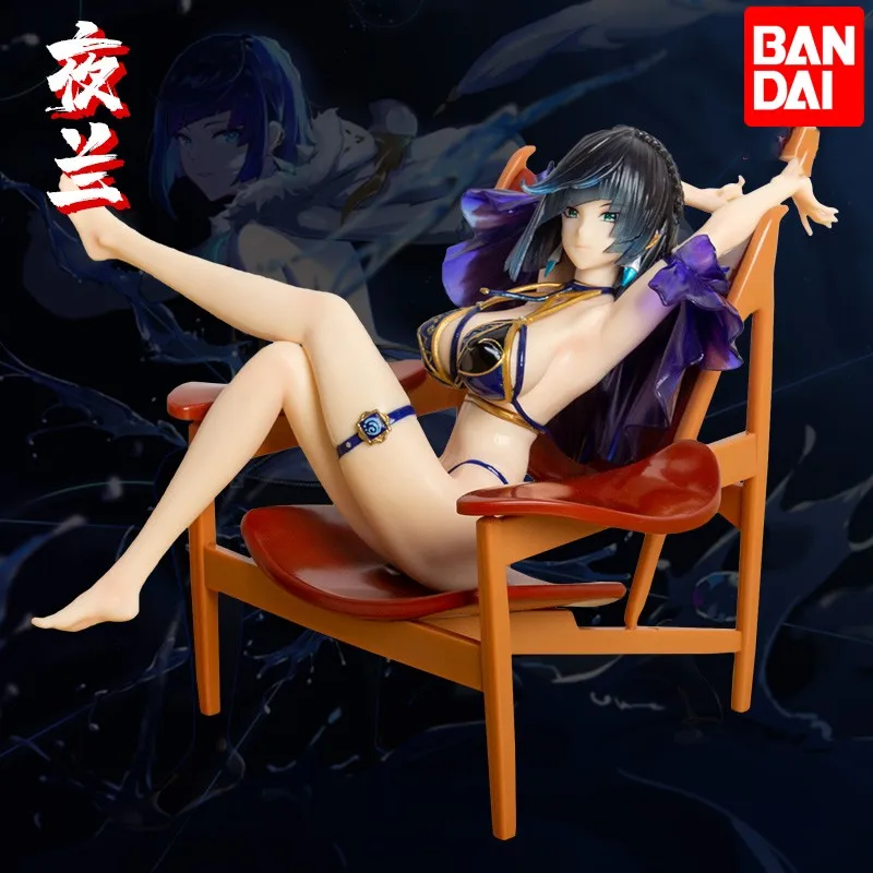 

The original god gk night orchid hand do blue Valley swimsuit beautiful girl sitting animation two dimensional game model decora