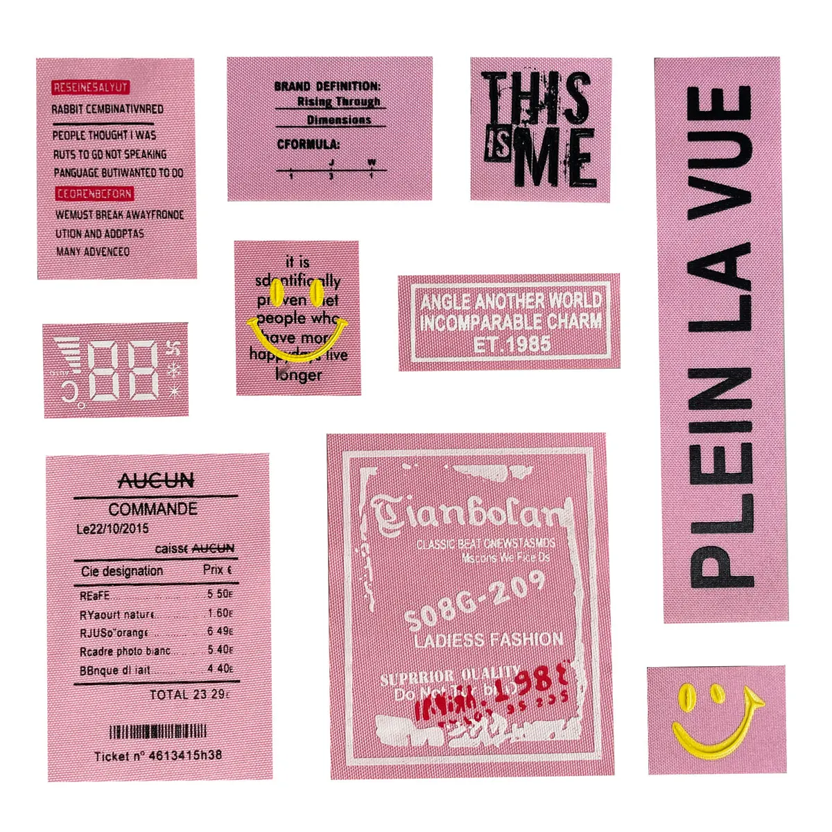 

10Pcs/Lots Handmade Labels For Clothes Made With Cotton Tags Hand Made Label For Diy Hats Knitting Tags Sewing Accessories